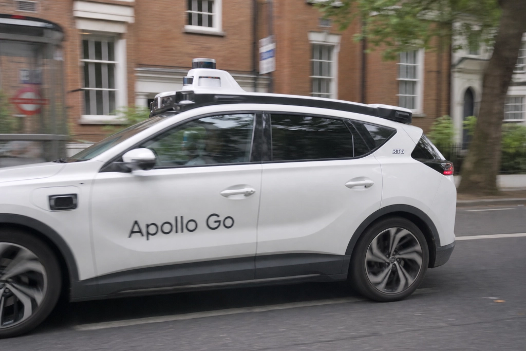 Robotaxi rullar nu i London
