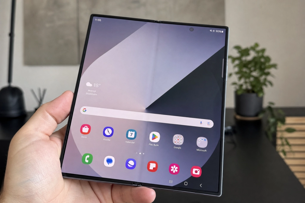 Samsung arbetar på att ta bort vecket i Galaxy Z Fold 9: Så ser lösningen ut