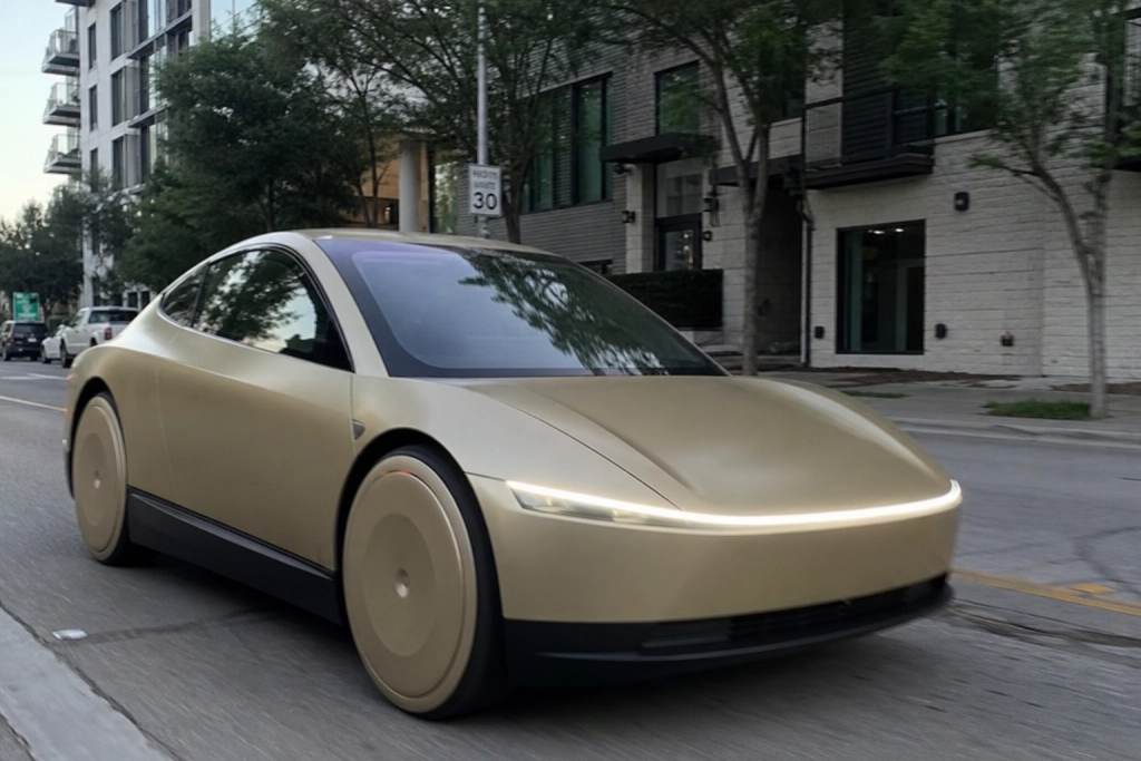 Cybercab utan mänsklig backup rullar i Austin, Tesla-anställda först bakom passagerarrutan