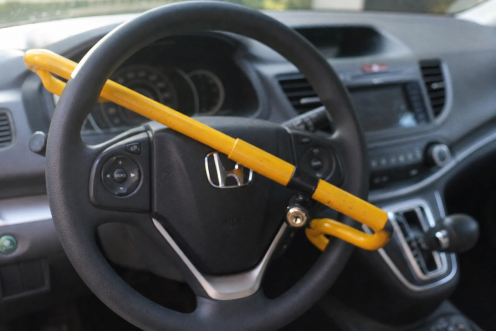 ADAC-test: 85 procent av nyckellösa bilar kan köras iväg på 30 sekunder, och ett mekaniskt lås stoppar tjuven