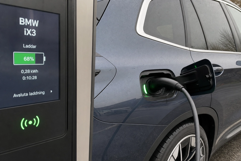 BMW iX3 klarar 238 km motorväg efter 15 minuters laddning: så snabbt tankar Neue Klasse