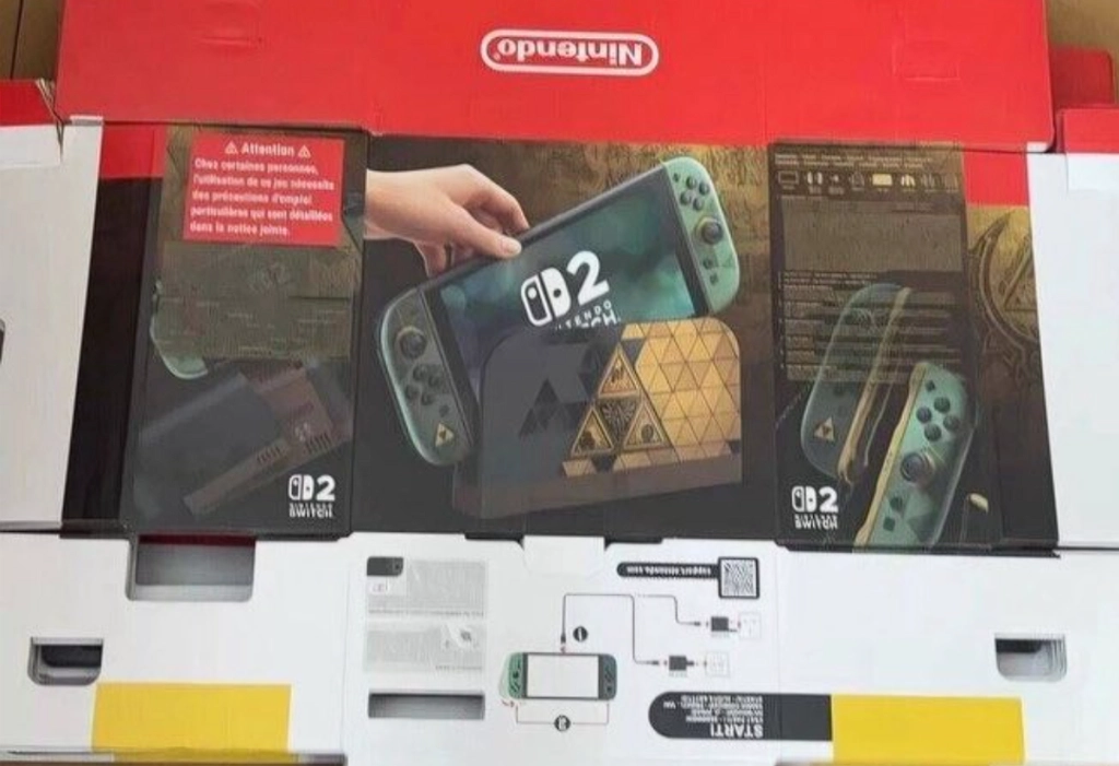 Zelda 40 år: Nintendo Switch 2 och Pro Controller i Triforce-design läckt i bilder