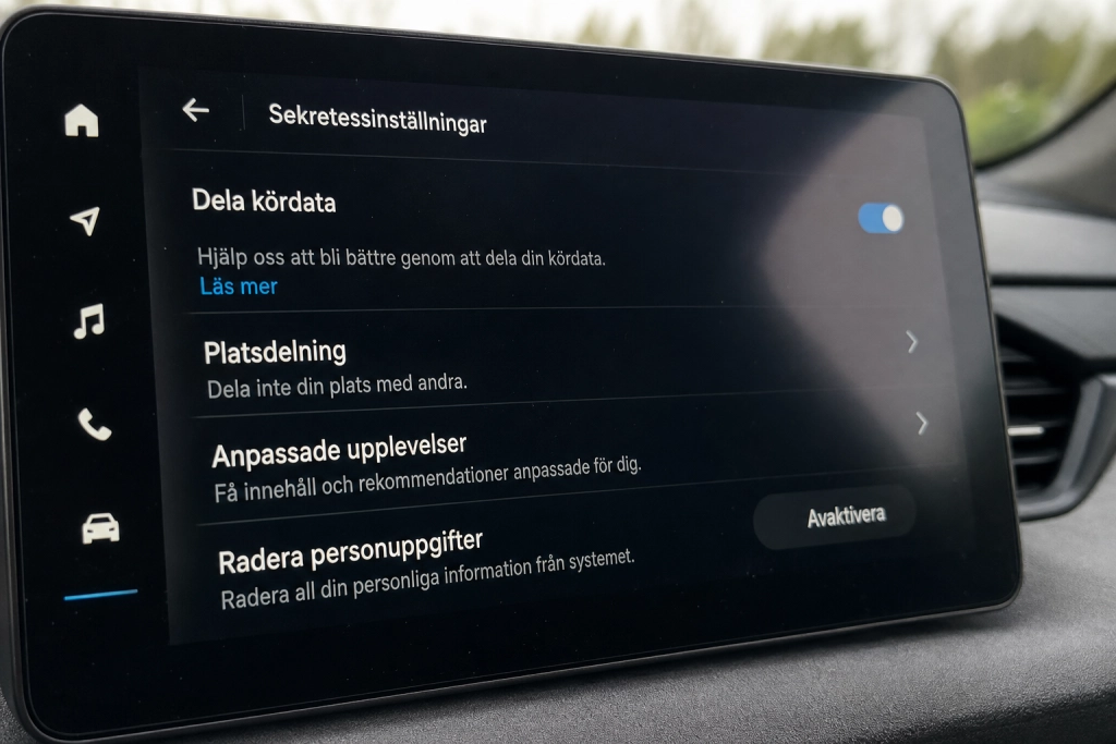 Din bil skickar kördata till försäkringsbolagen: Så stänger du av det