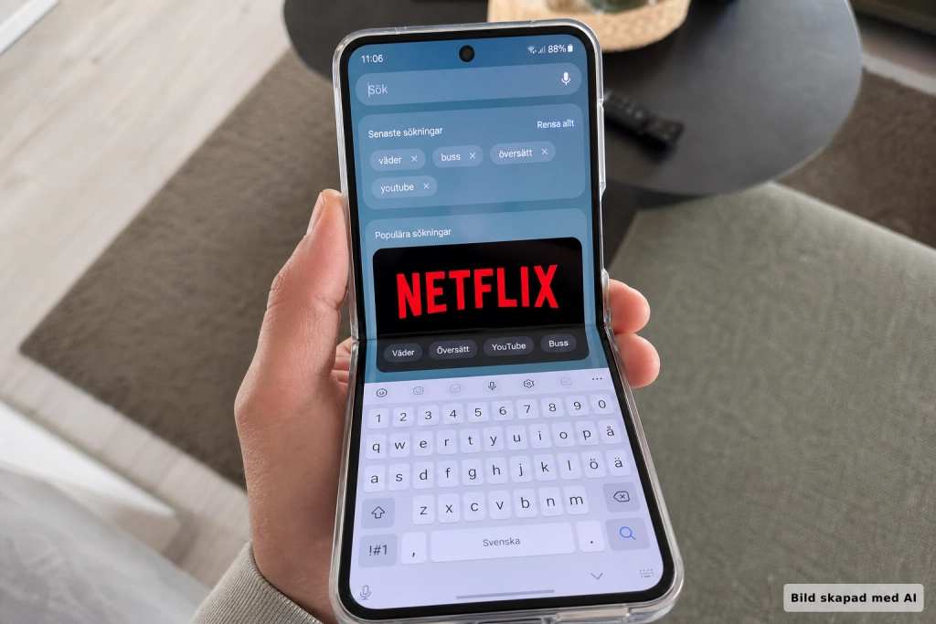 Samsung och Netflix slår ihop sig: Ny funktion på Galaxy Z Fold 8 och Flip 8 gör streaming enklare