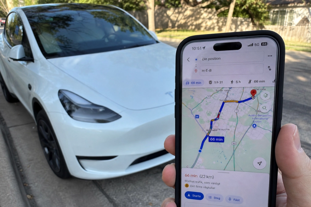 Tesla Robotaxi havererar i Texas: 66 minuter för 3,7 km - Tesla-fans tvingas boka Uber
