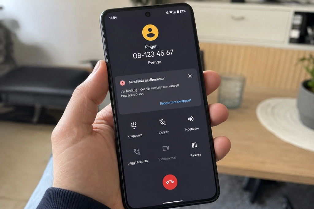 Googles AI-varning mot telefonbedrägerier sprids: Snart på fler Android-märken än Pixel och Samsung