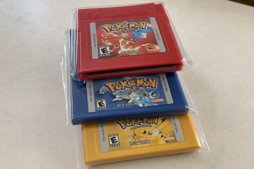 Pokémon-trion som slog rekord: 19 miljoner kronor för tre förseglade Game Boy-spel, och Sony gjuter olja på elden