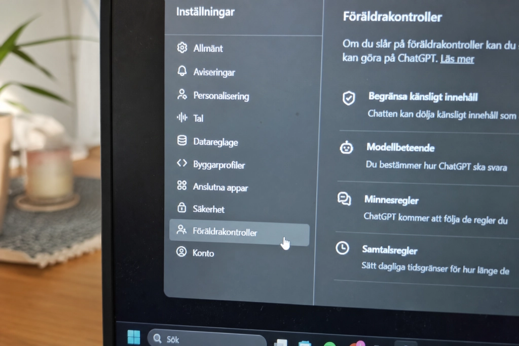 Tonåringen använder ChatGPT dagligen: Så begränsar du vad chattboten får svara