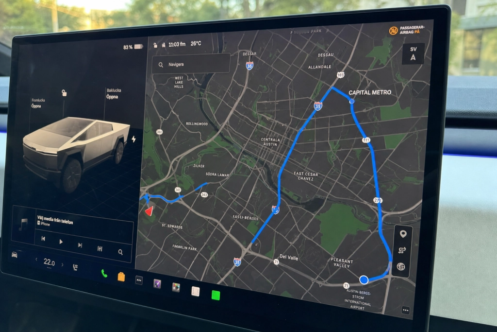 Teslas robotaxi förvandlade 10-minutersresan till 70 minuter: Kan inte köra på motorväg
