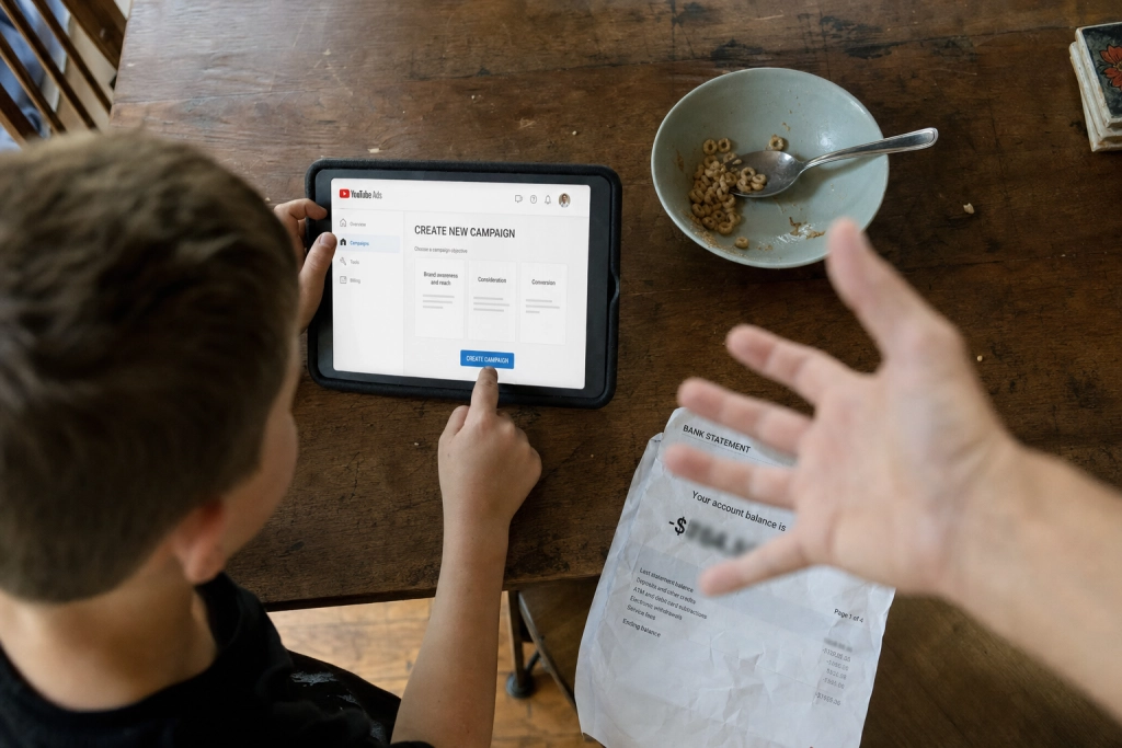 9-åring körde YouTube-annonser för 1,2 miljoner kronor: familjen överväger att sälja huset