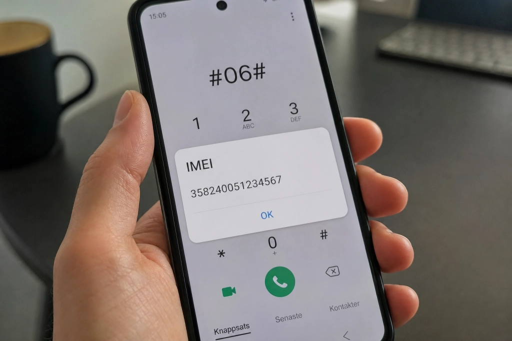Stjäls din telefon spelar ett enda nummer stor roll: De flesta har aldrig noterat sin IMEI, så hittar du det på 30 sekunder