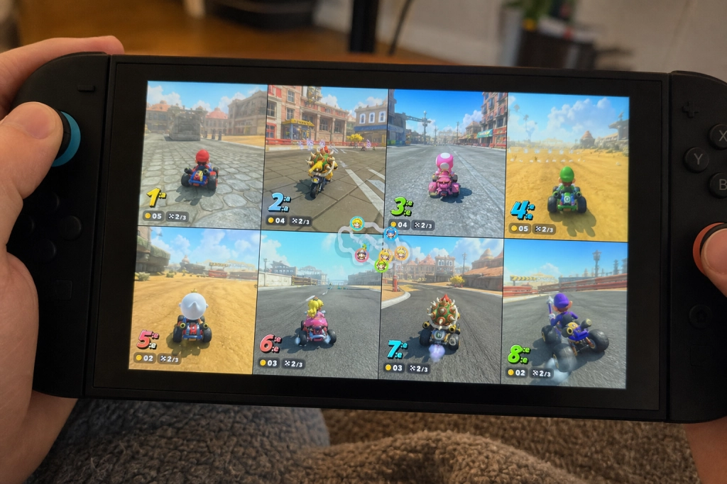 Har du Mario Kart 8 Deluxe? Gratis uppdatering fördubblar antalet spelare på delad skärm