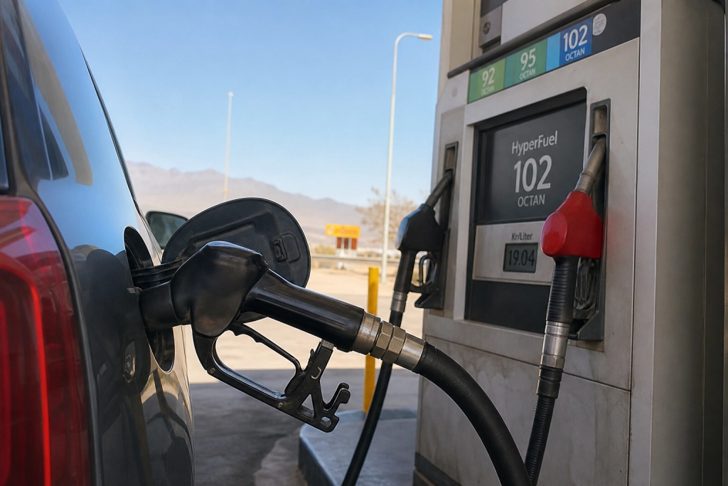 102-oktanbränslet HyperFuel: Framtidens bensinmotor kan bli mer effektiv utan elbilsbyte