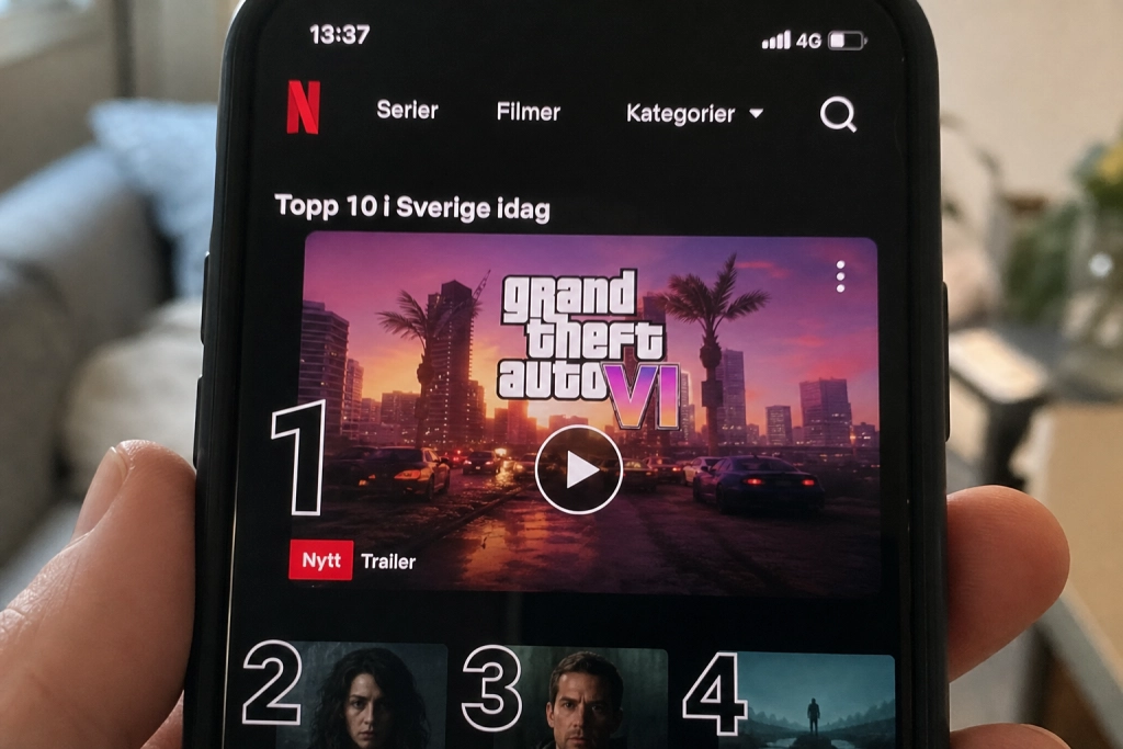 GTA VI-trailern toppade Netflix i nästan alla länder: 31 miljoner visningar trots bara 6 timmars exklusivitet