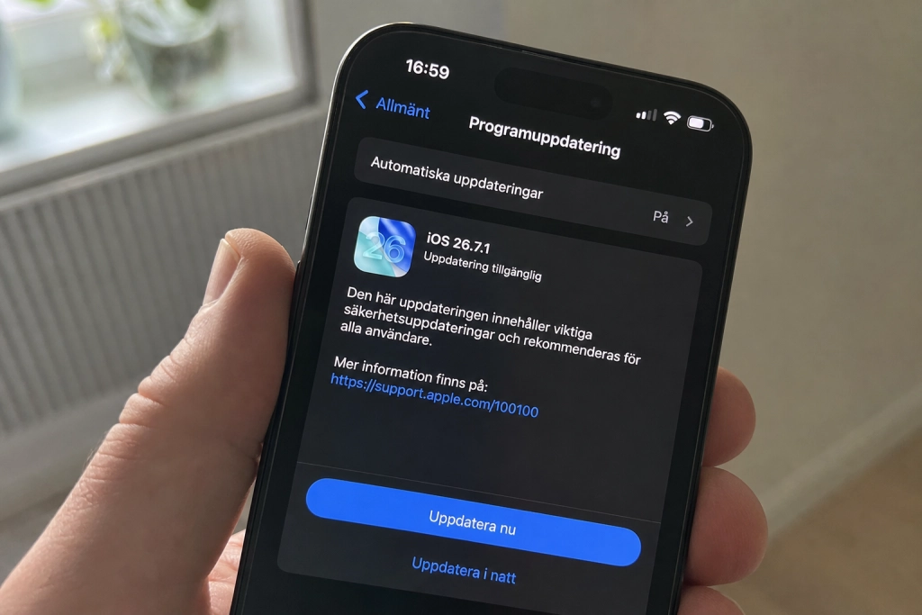 Uppdatera iPhone nu: Sårbarhet som utnyttjas av hackare täpps till i iOS 26.7.1
