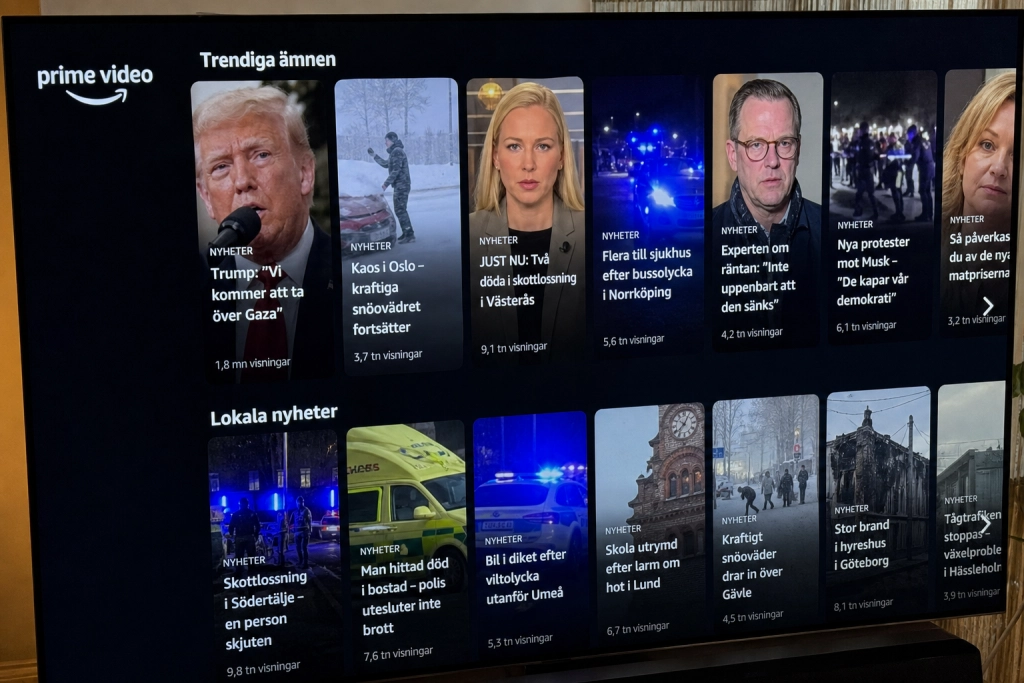 Amazon Prime Video satsar på TikTok-liknande nyhetsklipp för att locka yngre tittare