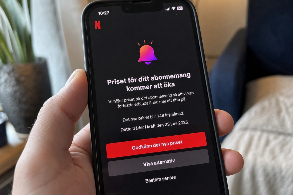 Netflix höjer priset: En inställning låter dig behålla det gamla priset längre
