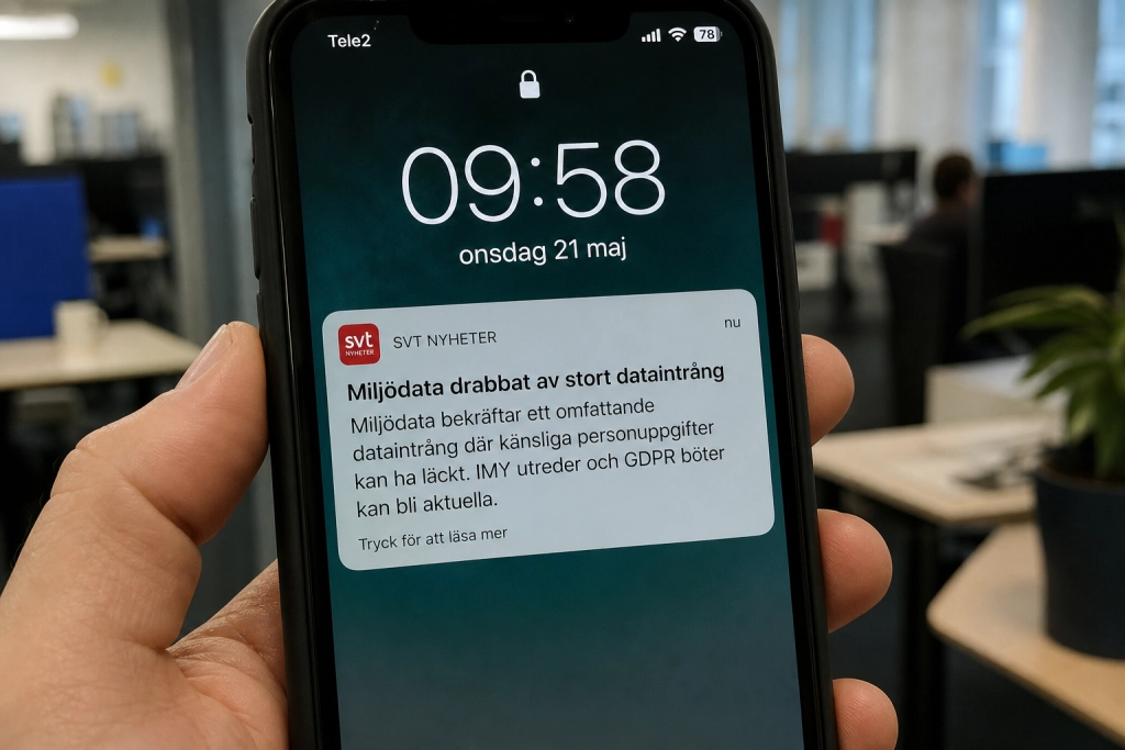 IMY bötfäller svenska IT-bolaget Miljödata 1,8 miljoner kronor: 2,2 miljoner personers data röjdes
