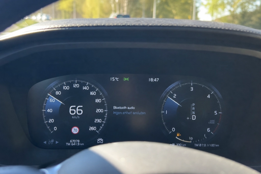 Bilist fick böter på 280 euro för att han körde 1 km/h för fort på vägen dit och 2 km/h för fort på vägen hem