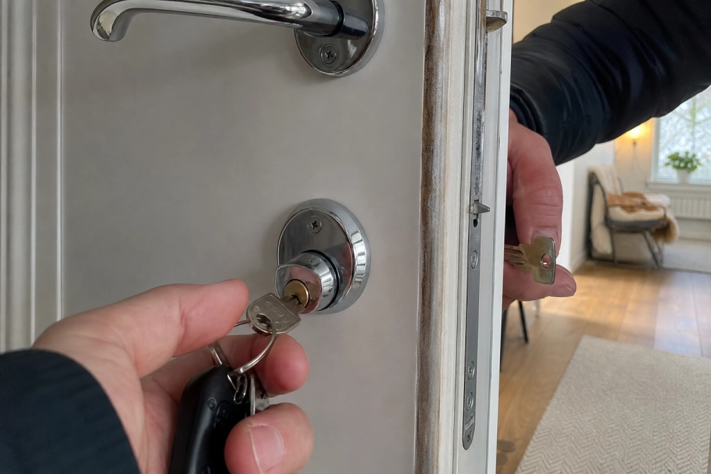 Nyckeln i låset på natten - rätt eller fel?