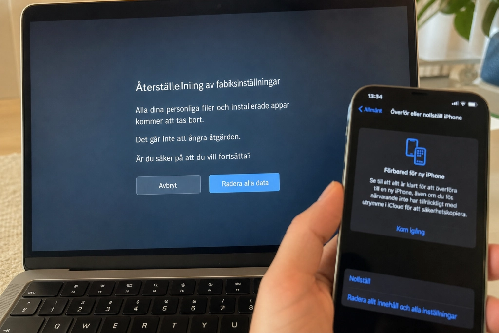 Säljer du din gamla dator eller telefon: Fabriksåterställning räcker inte - tre steg som faktiskt rensar all data