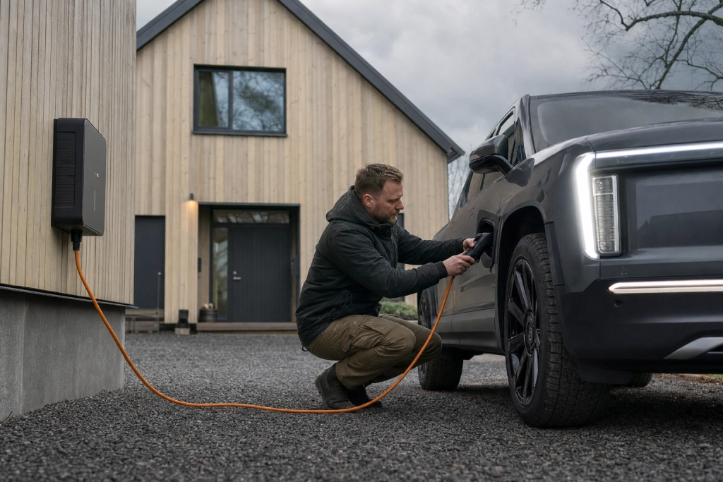 Ford visar Fathom-laddare: Billigaste amerikanska elbilen som kan driva ett hus