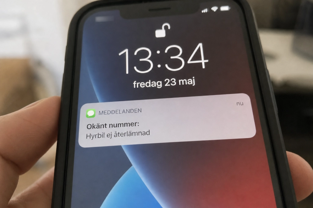 Får du samtal om en hyrbil du inte har hyrt: Lägg på direkt, 70 fall på en vecka
