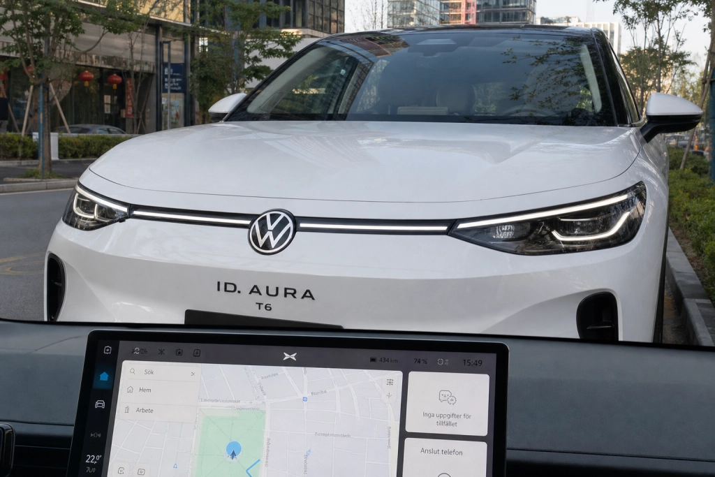 Volkswagens nya elbils-SUV i Kina: Halva Model Y-priset och Xpeng-teknik