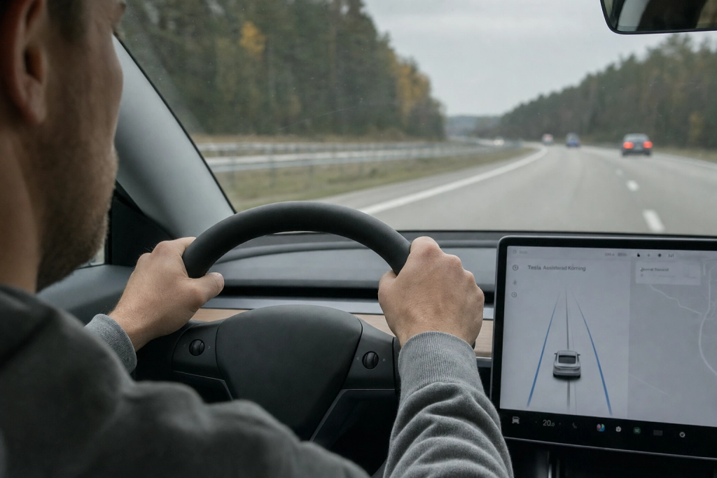 Tesla stryker FSD-namnet i Europa: Så heter systemet i Sverige nu