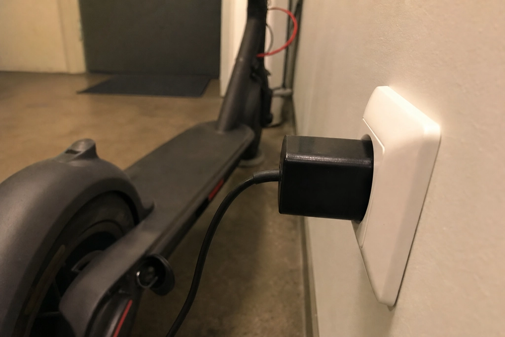 Varannan elsparkcykelbrand startar vid laddning: fem saker som avgör om det är säkert