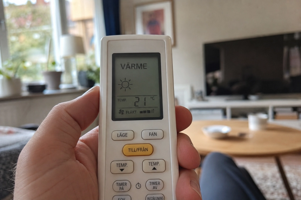 Ställer du värmepumpen på auto hela vintern: Värmeläget sparar hundratals kronor per månad