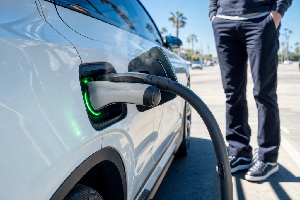 iX5 toppar 464 kW i första publika laddtestet: 36 mil WLTP-räckvidd på tio minuter