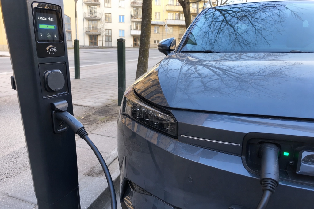 Tredje månaden i rad krymper gapet: Elbilen bara 24 000 kronor dyrare än bensinbilen