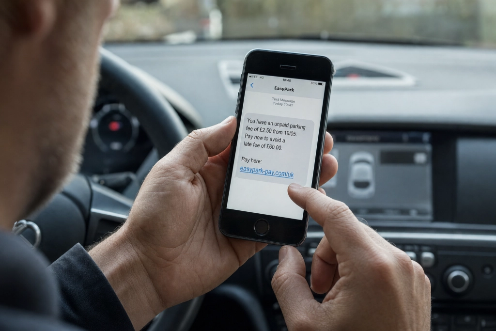 EasyPark-SMS om obetald avgift kan vara en bluff: Tre tecken som avslöjar bedrägeriförsöket