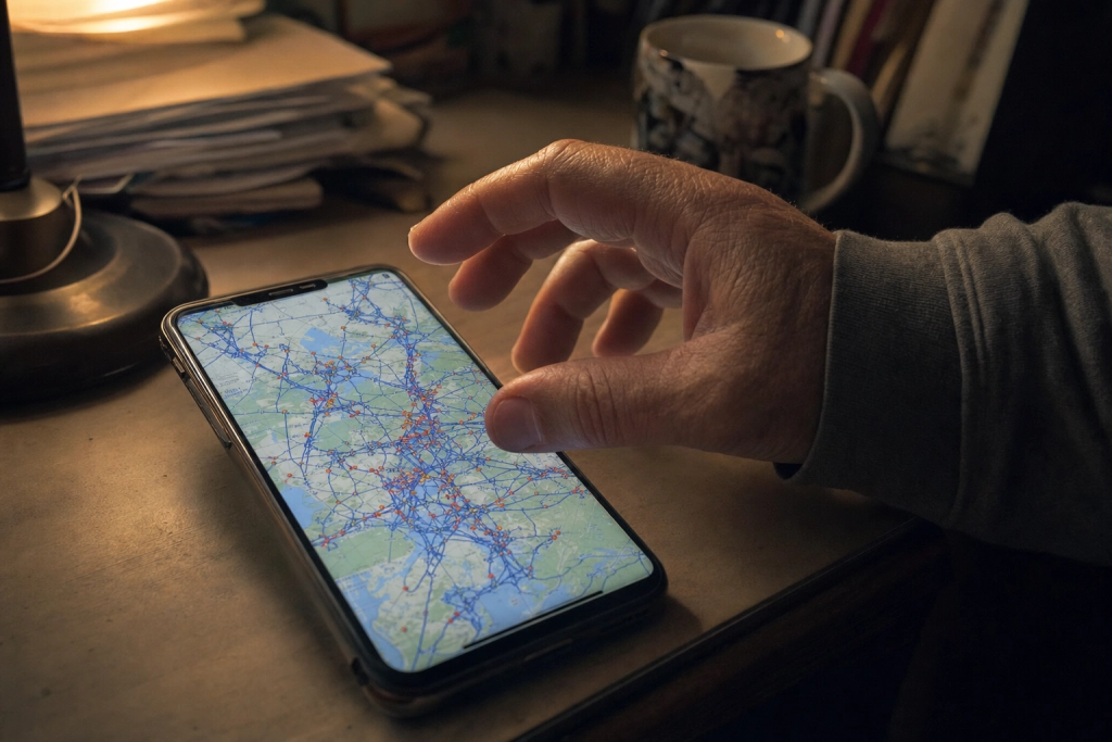 Dold tidslinje i Google Maps avslöjar var du varit: Så raderar du allt