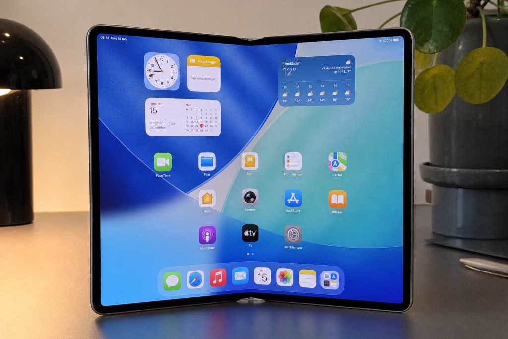Apples vikbara iPad läcker: Kan bli lika stor som en laptop