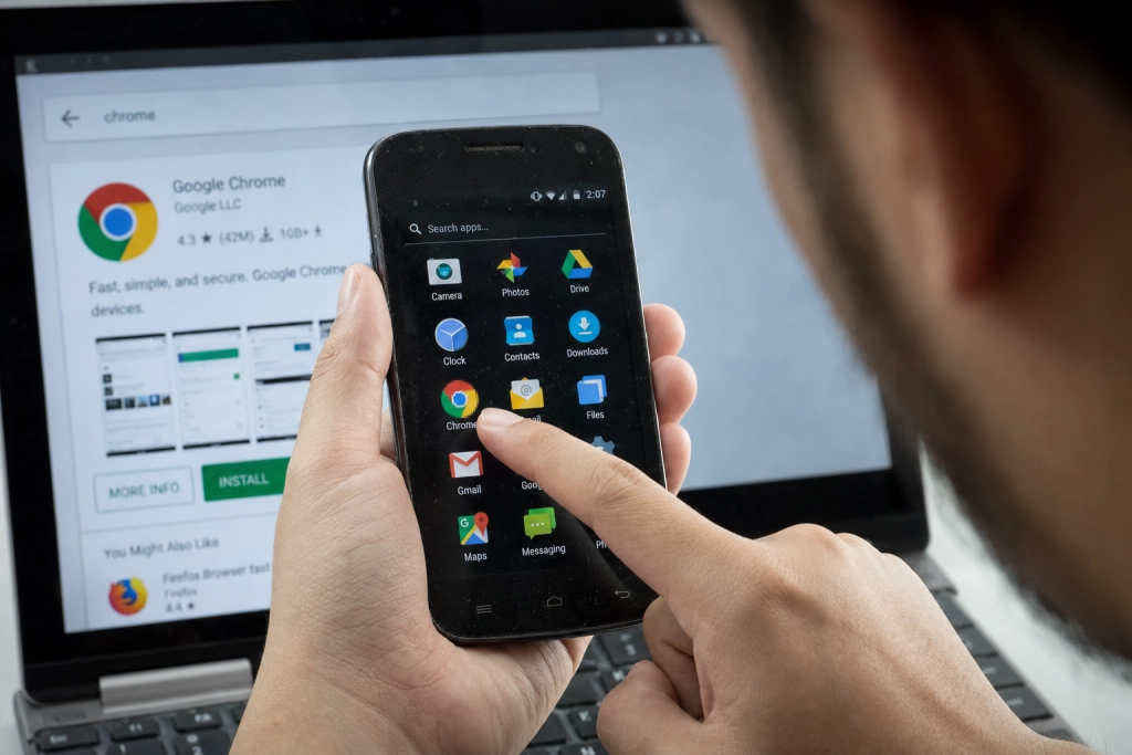 Falsk Google Chrome lurade 100 000 Android-användare i Googles officiella Play Store