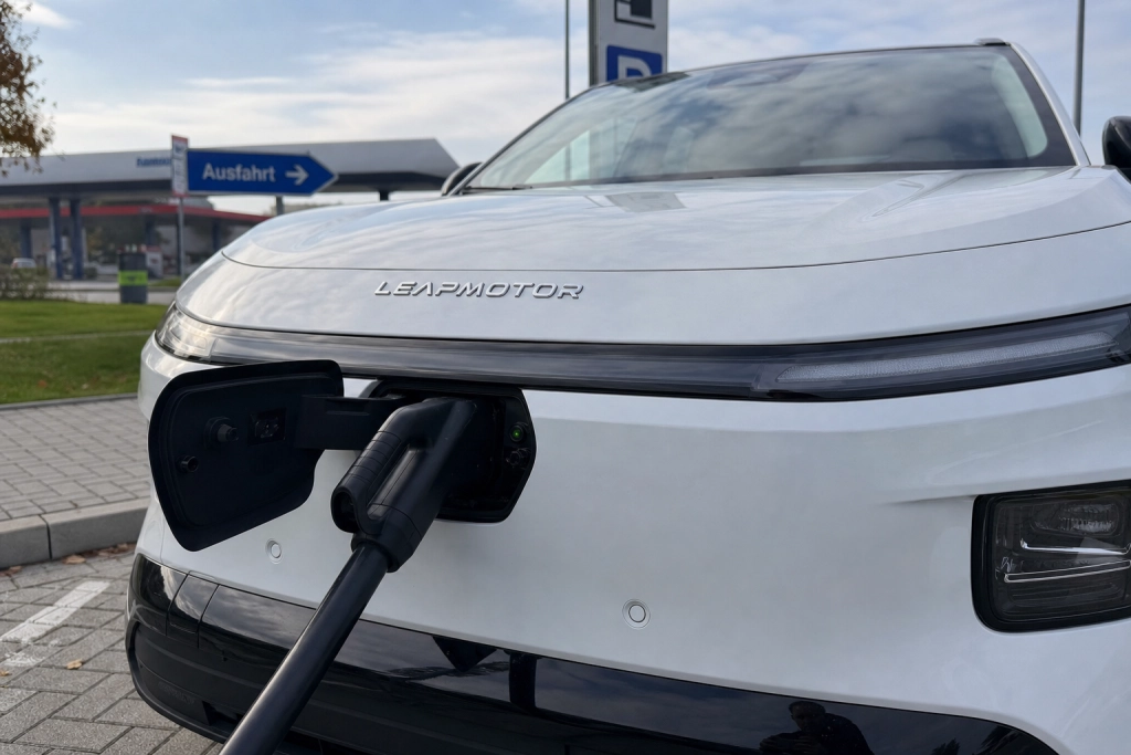 Billig kinesisk elbil klarar tysk motorväg: Leapmotor B03X toppar 142 kW på laddstoppet