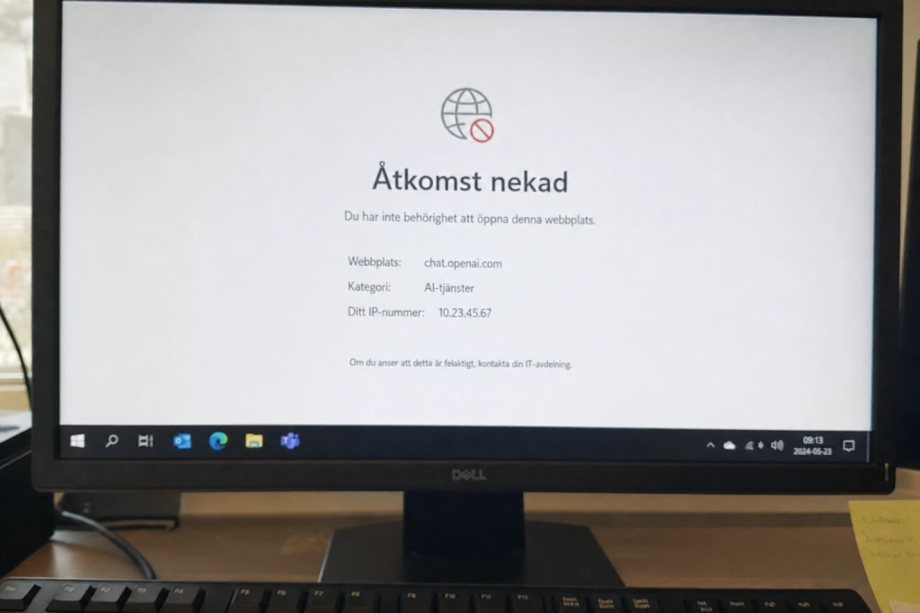 Sverige förbjuder ChatGPT och Claude på jobbet: Digitaliseringsdirektören om konsekvenserna för informationssäkerheten