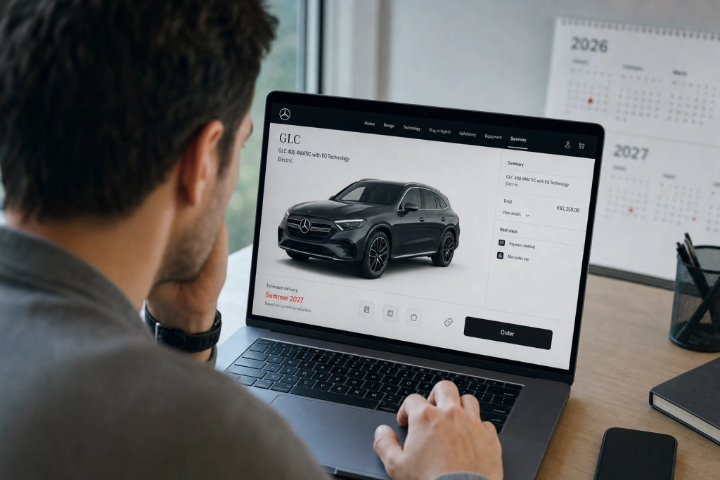 Mercedes GLC-elbil orderfylld in i 2027, efterfrågan har tredubblats